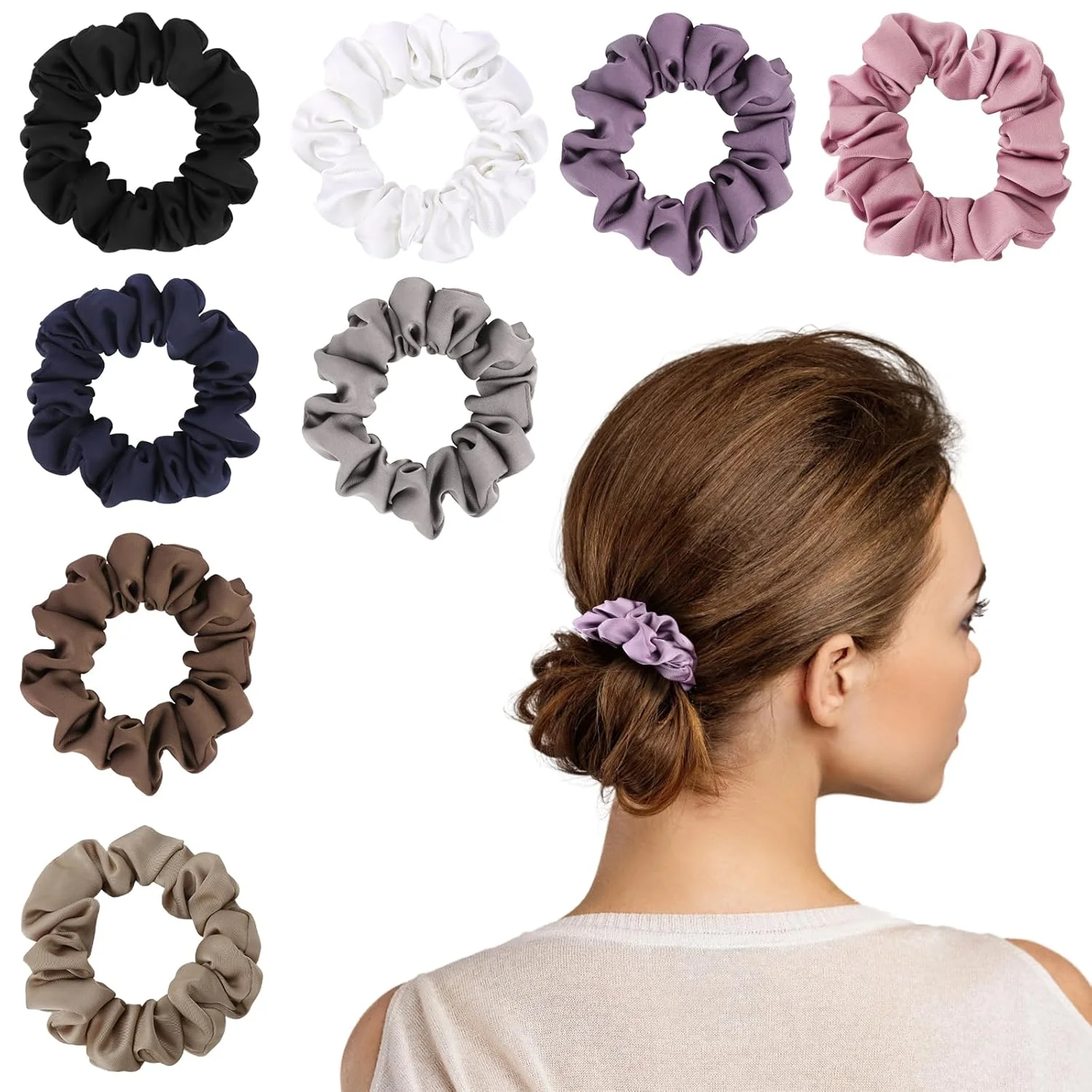 Silk Scrunchie - 3 pack - Image 3